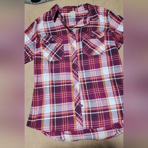 Duluth Trading Top Women Flannel Shirt M NWOT